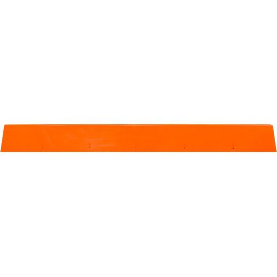 The product image of Safeline-FP's Rebar Protector is orange with black drill holes for installation.